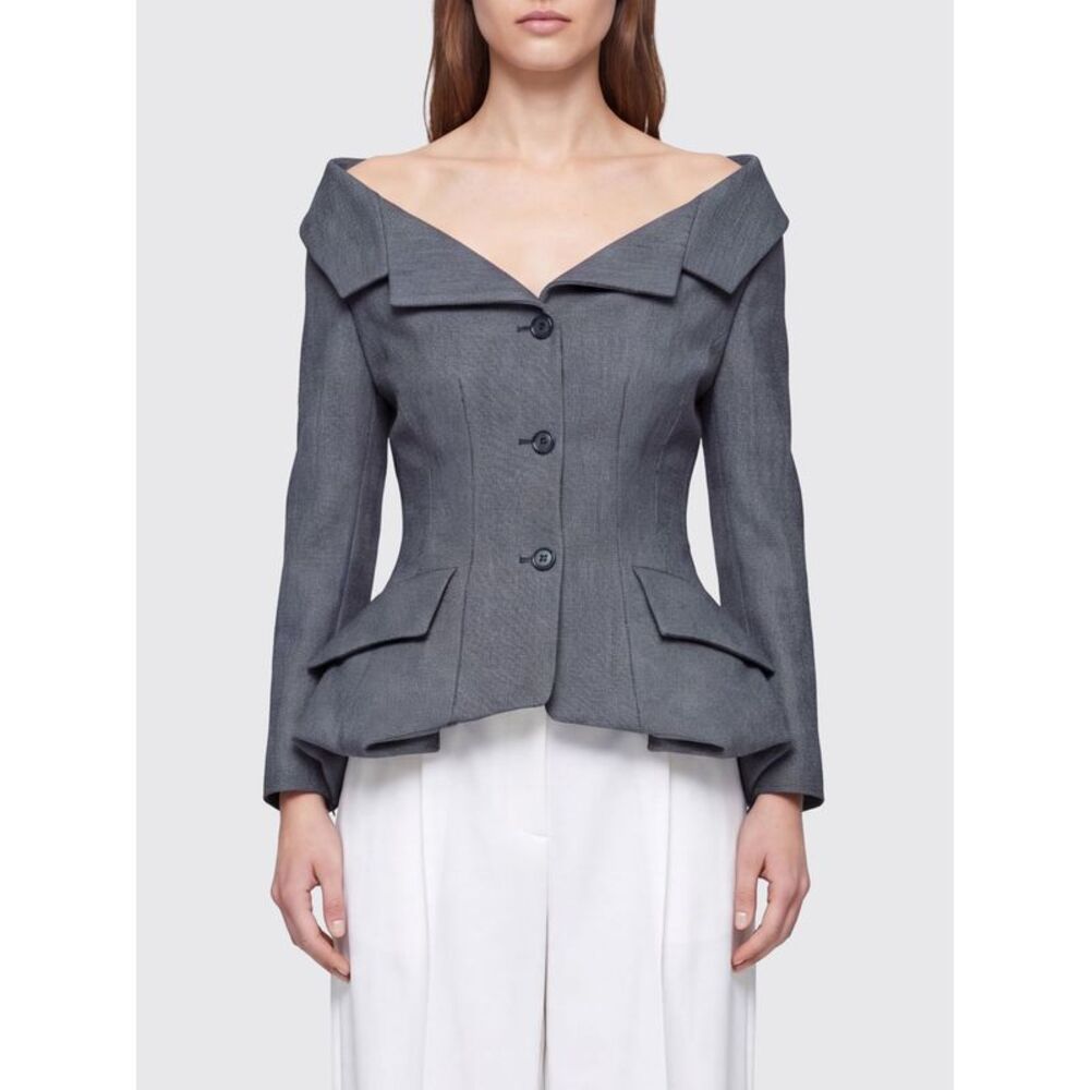 Magda Butrym Jacket Woman Grey